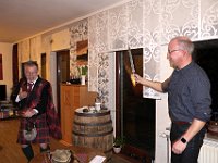 But mark the rustic haggis-fed. Clap in his wallie nieve a blade, He'll make it whissle. An legs an arms, an heads will sned, like taps o thrissle.